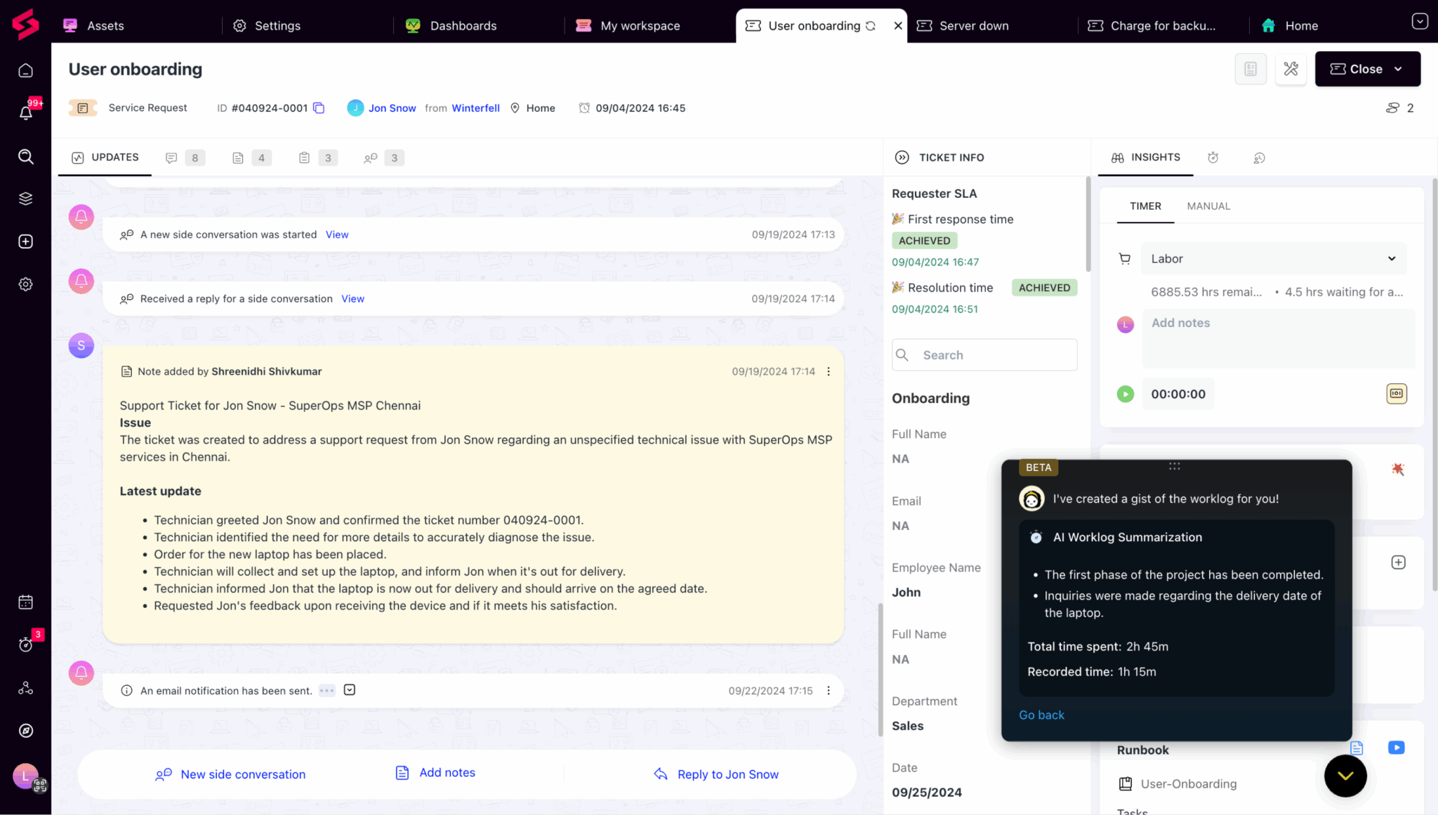 headache-free maintenance (ad hoc)