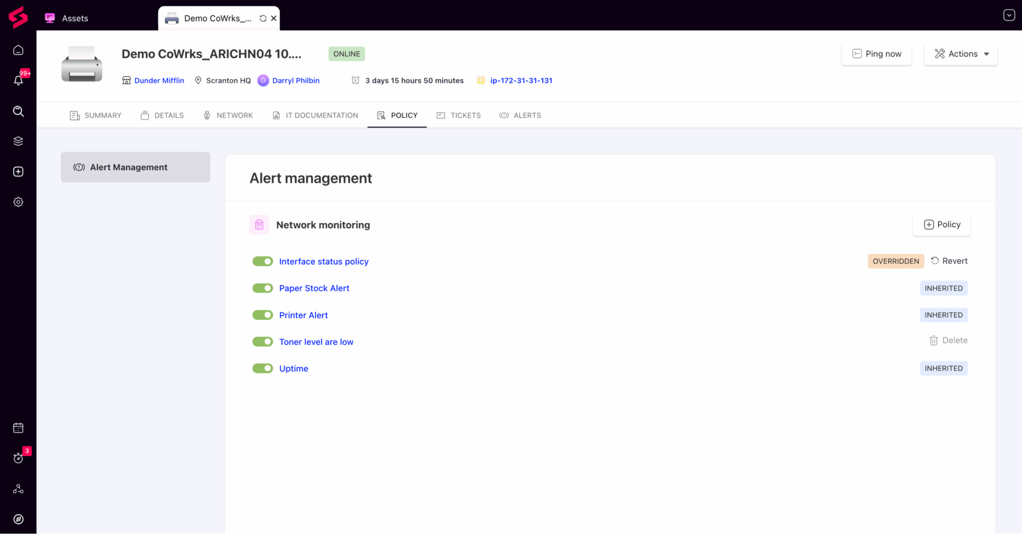 headache-free maintenance (ad hoc)