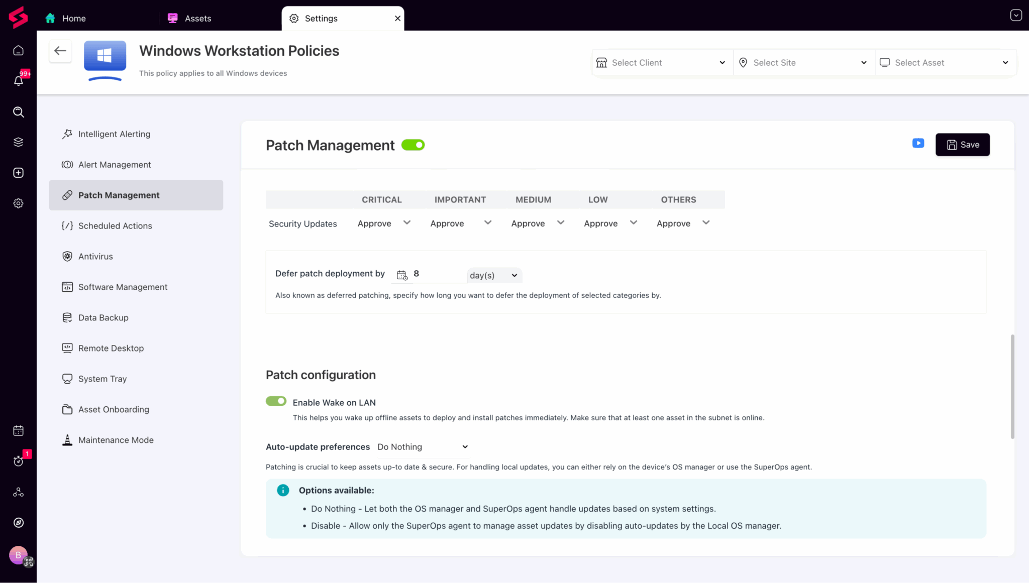 headache-free maintenance (ad hoc)