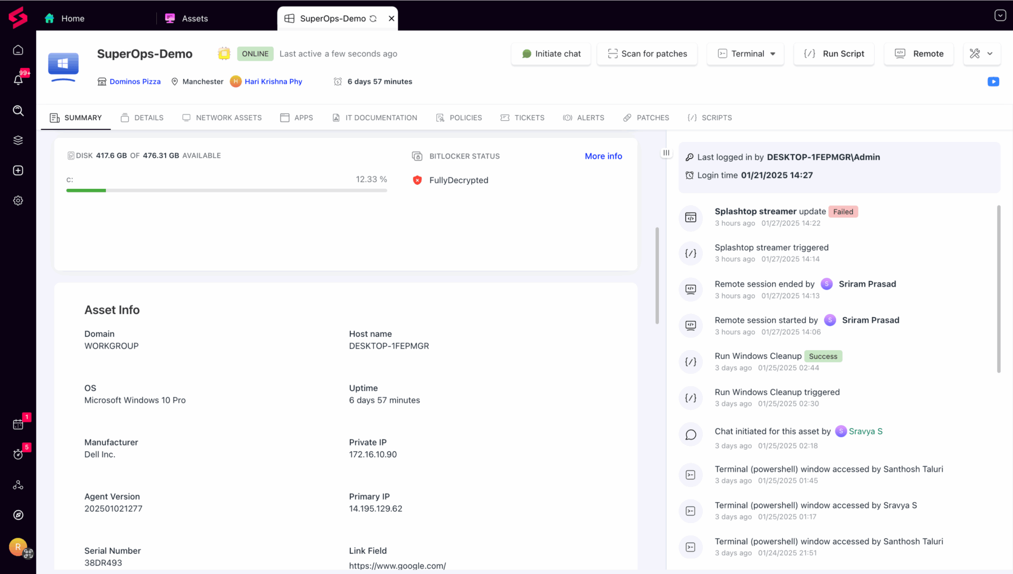 headache-free maintenance (ad hoc)