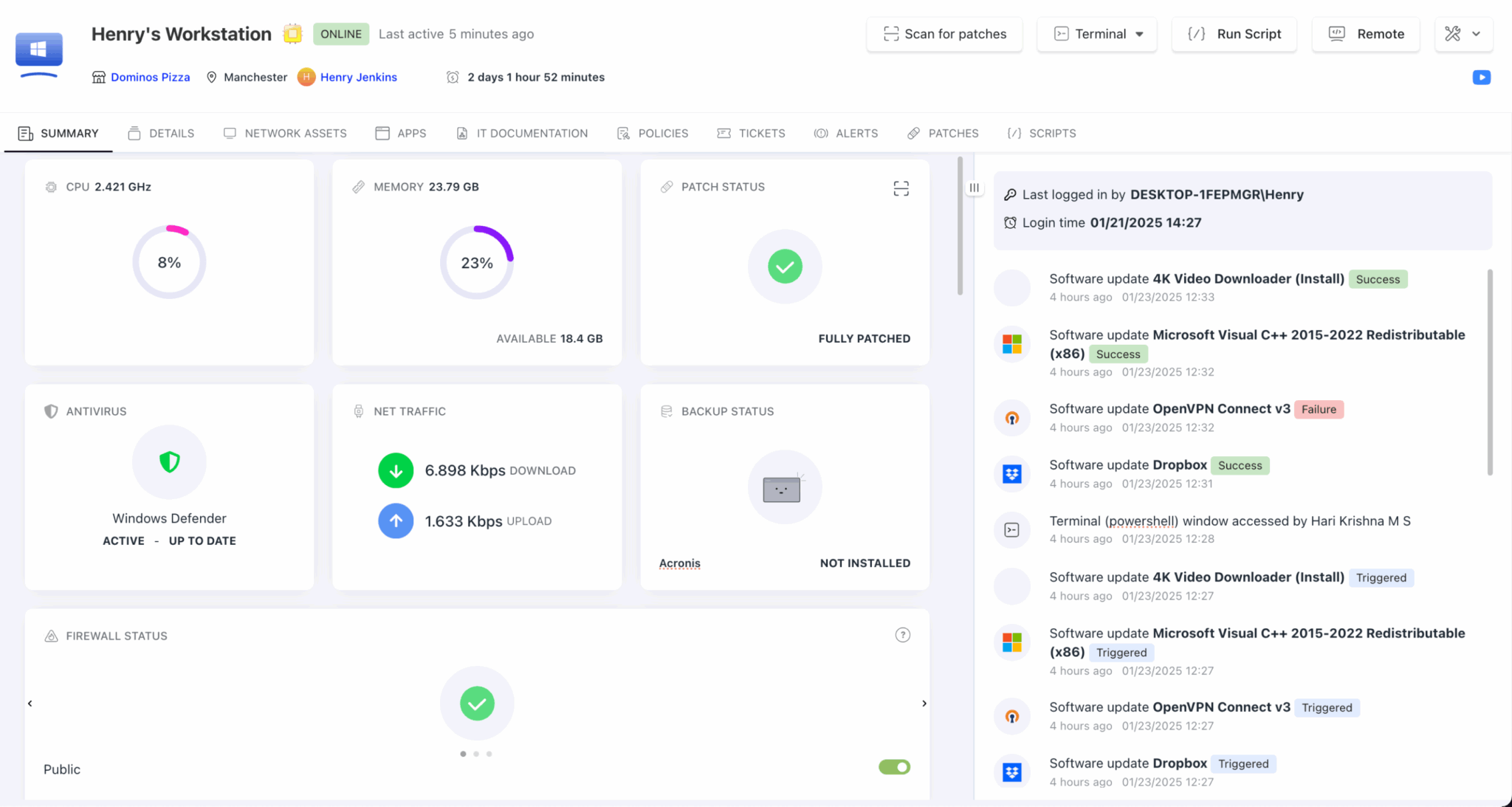 Toujours actif, même quand la ville dort